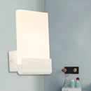 Modern black & white cuboid design led sconce – bedroom wall light