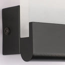 Modern black & white cuboid design led sconce – bedroom wall light