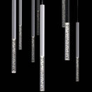 Modern black & white cylinder led pendant light for kitchen