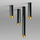 Modern black & white cylindrical led ceiling light for kitchen