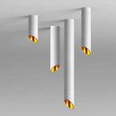 Modern black & white cylindrical led ceiling light for kitchen