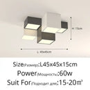 Modern black & white decorbites geometric chandelier bedroom light