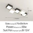 Modern black & white decorbites geometric chandelier bedroom light