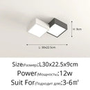 Modern black & white decorbites geometric chandelier bedroom light