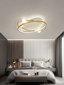 Modern black & white decorbites led ceiling light living room
