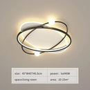 Modern black & white decorbites led ceiling light living room