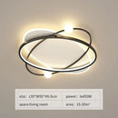 Modern black & white decorbites led ceiling light living room