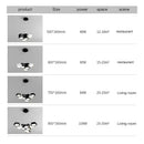 Modern black white diamond led chandelier living room pendant light
