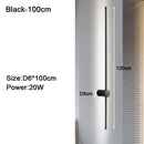Modern black & white dimmable led wall lights bedroom sconce