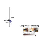 Modern black & white dimmable led wall lights bedroom sconce