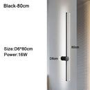 Modern black & white dimmable led wall lights bedroom sconce