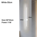 Modern black & white dimmable led wall lights bedroom sconce