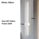 Modern black & white dimmable led wall lights bedroom sconce