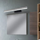 Modern black & white double arm rectangle vanity light bathroom led