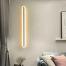Modern black & white elliptical acrylic wall sconce aisle light