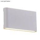 Modern black & white flush mount wall lamp – bedroom led sconce light