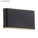 Modern black & white flush mount wall lamp – bedroom led sconce light