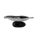 Modern black & white geometric acrylic fruit plate kitchen tray