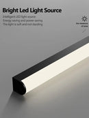 Modern black & white geometric led bedroom ceiling lamp