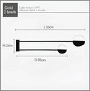 Modern black & white geometric line pendant lamp for dining room