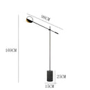 Modern black & white geometric line pendant lamp for dining room