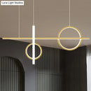 DecorBites™ Contemporary LED Suspension Ceiling Lamp with Acrylic Shade - Stylish Parlour Pendant Lighting Fixture