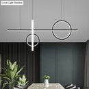 DecorBites™ Contemporary LED Suspension Ceiling Lamp with Acrylic Shade - Stylish Parlour Pendant Lighting Fixture