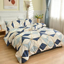 Modern black & white geometric stripes bedding set for bedroom