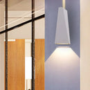 Modern black & white geometric wall sconce bedroom wall lamp