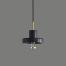 Modern black & white green marble pendant light dining room
