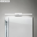 Modern black & white iron stick led mirror light bathroom lamp