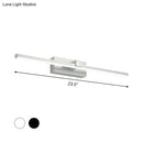 Modern black & white iron stick led mirror light bathroom lamp