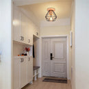 Modern black & white iron wood e27 ceiling light bedroom lamp