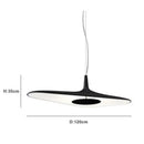 Modern black & white irregular pendant light dining room decorbites