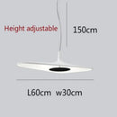 Modern black & white irregular pendant light dining room decorbites