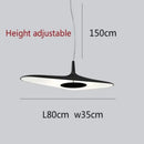 Modern black & white irregular resin pendant light for dining room