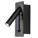 Modern black & white led bedside wall lamp bedroom reading light