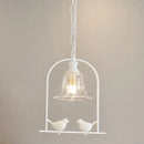 Modern black & white led bird wall sconce living room light