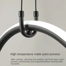 Modern black & white led ceiling chandelier living room pendant light