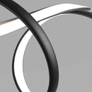 Modern black & white led chandelier – dining room pendant light
