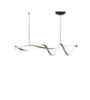 Modern black & white led chandelier – dining room pendant light