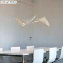 Modern black & white led chandelier – living room pendant light