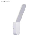 Modern black & white led lighting oval shape corridor wall sconce