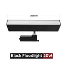 Modern black & white led linear grille track spotlights living room