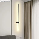 Modern black & white led metal wall sconce living room indoor lighting