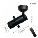 Modern black & white led track light gallery spotlight