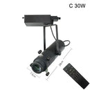 Modern black & white led track light gallery spotlight