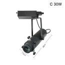 Modern black & white led track light gallery spotlight