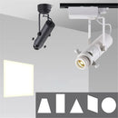 Modern black & white led track light gallery spotlight