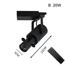 Modern black & white led track light gallery spotlight